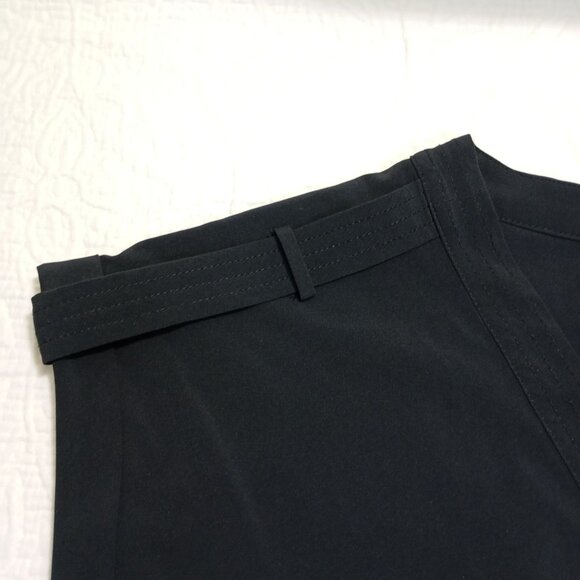 INC International Romper Black Sleeveless Drawstring Waist Button Front Women XL - Picture 12 of 13